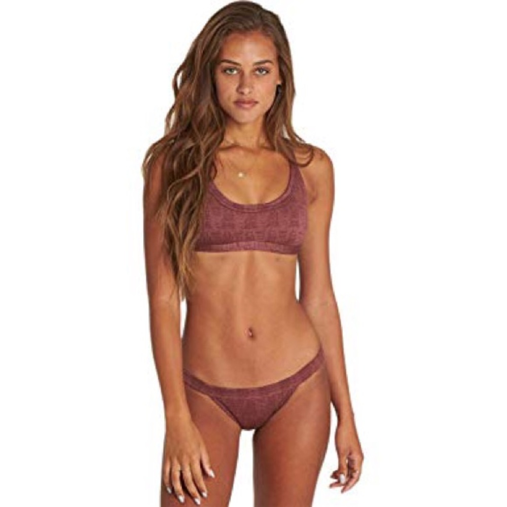 Maroon Billabong bikini